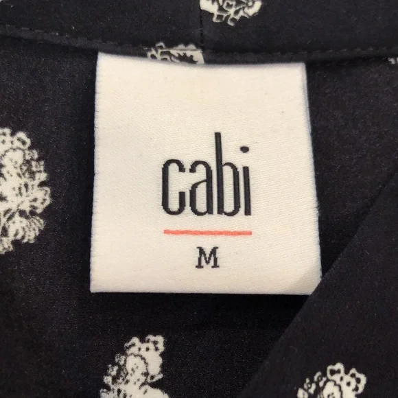 CAbi Navy Memento Blouse - Picture 12 of 13